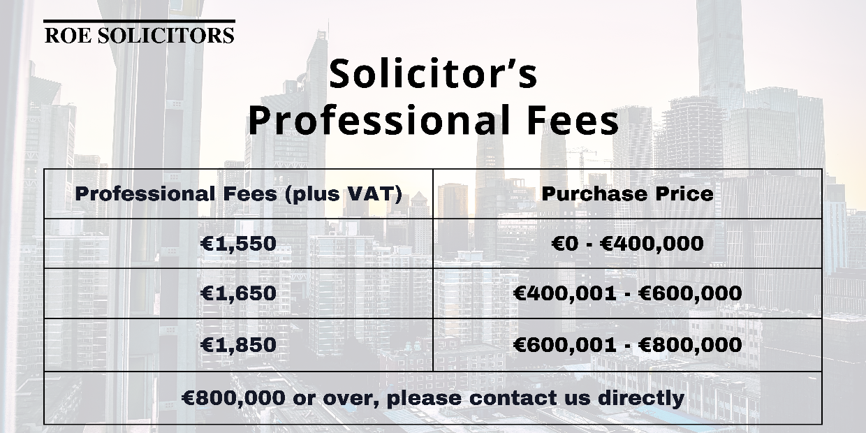 Solicitors fee for selling a house 